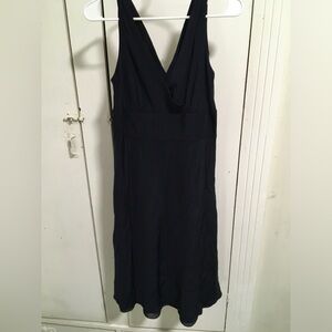 J. Crew Navy Midi Dress